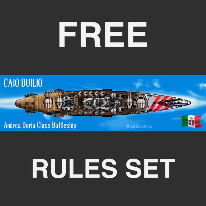 Free Naval Wargame Miniature Rules Set