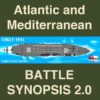 Naval Miniature Wargame Atlantic and Mediterranean Battle Synopsis