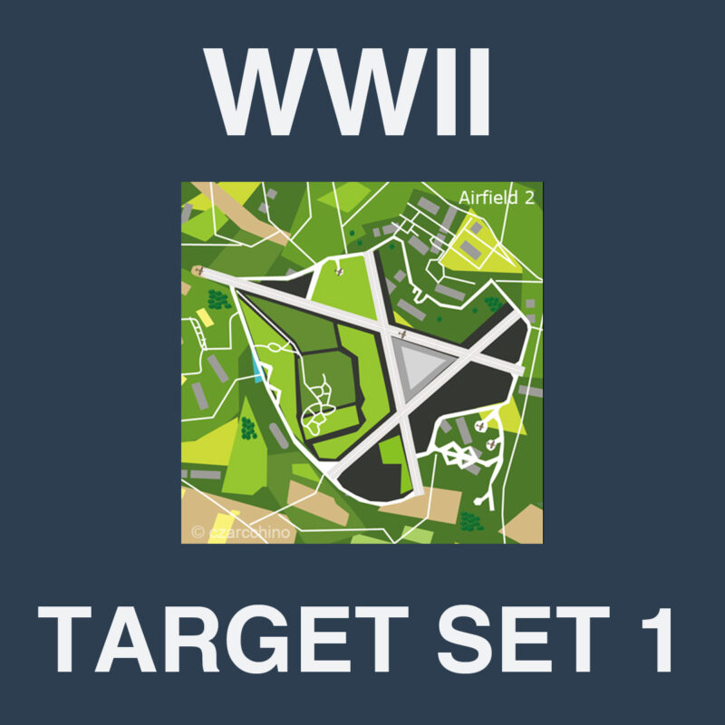WWII Miniatures Target Set 1