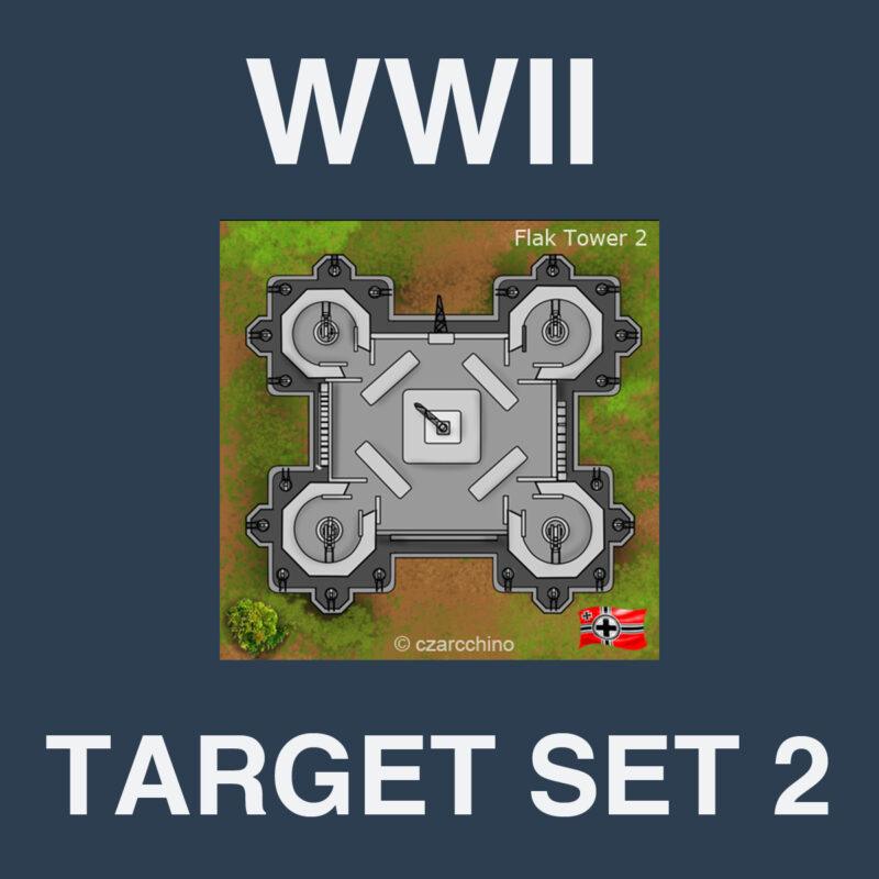 WWII Miniatures Target Set 2