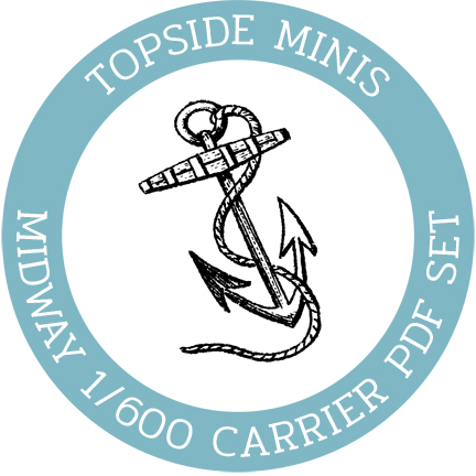 Carriers 1/600 Scale | Topside Minis