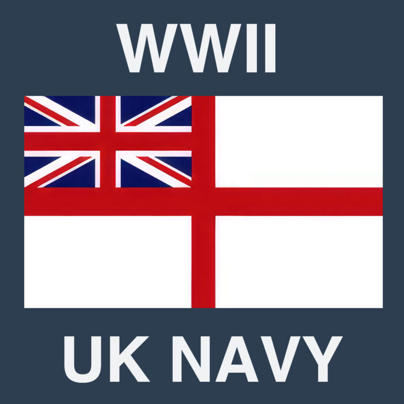 WWII Naval Miniatures UK Navy