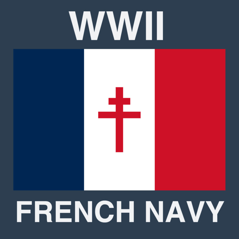 WWII Naval Miniatures French Navy