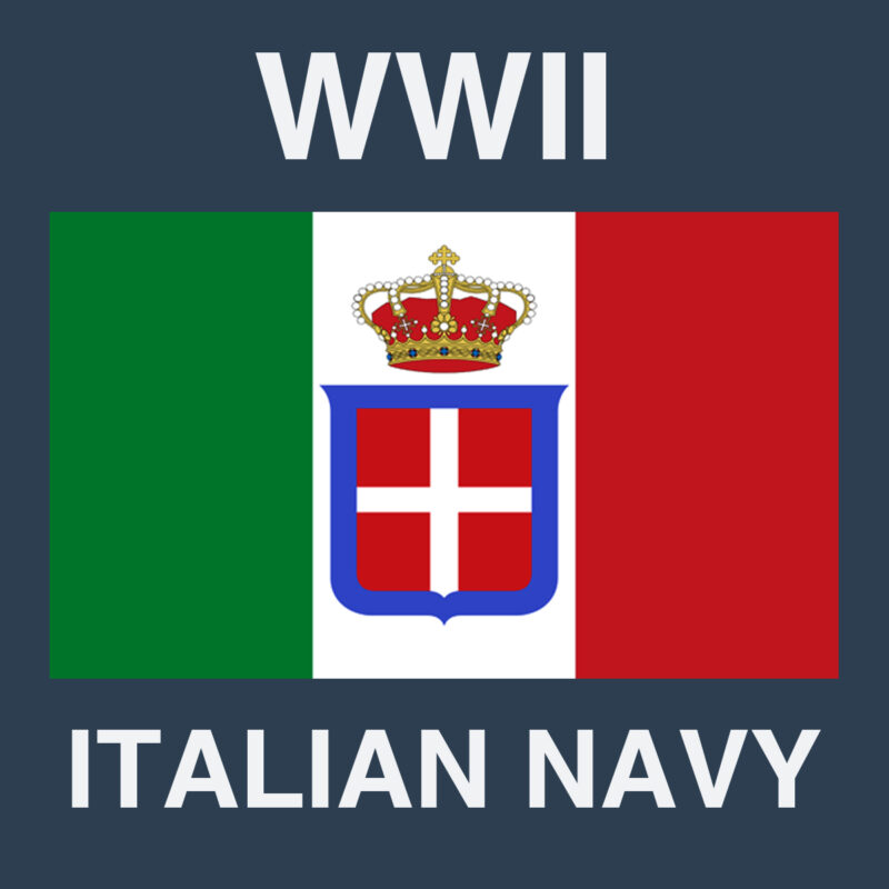 WWII Naval Miniatures Italian Navy