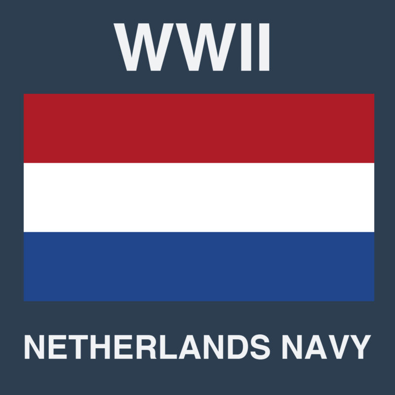 WWII Naval Miniatures Netherlands Navy