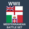 WWII Naval Miniature Mediterranean Battles Set